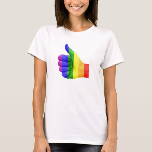 Stolz-Regenbogen-Shirt der UnterstützungsLGBT T-Shirt