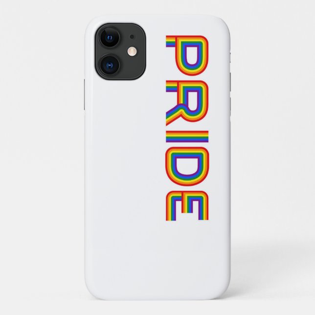 Stolz| Regenbogenbriefe Case-Mate iPhone Hülle (Rückseite)
