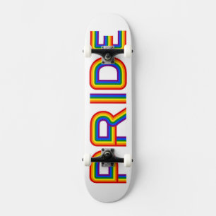 Stolz  Regenbogenbriefe Skateboard