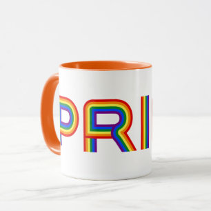 Stolz  Regenbogenbriefe Tasse