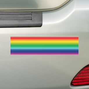 Stolz Regenbogenfarben Autoaufkleber