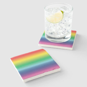 Stolz Regenbogenfarben lgbt lgbtq Steinuntersetzer