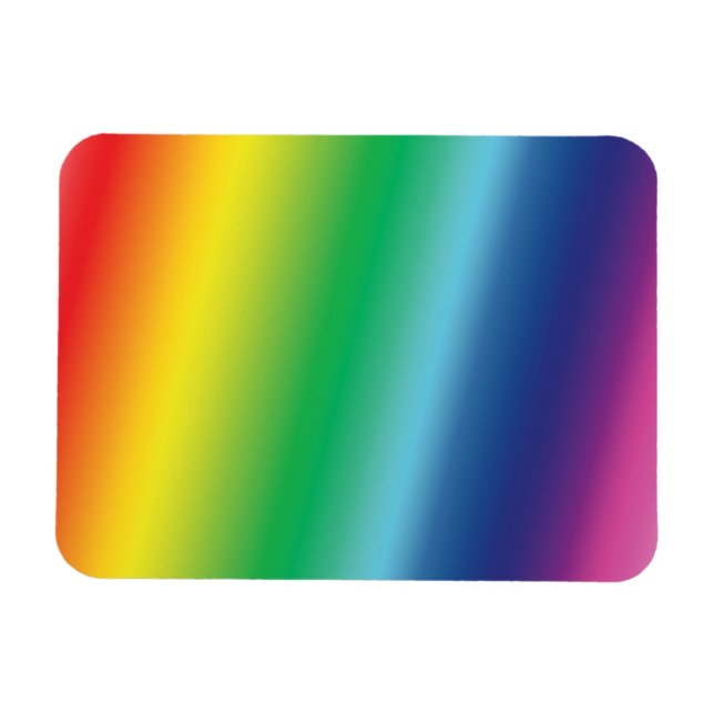 Stolz Regenbogenfarben Longbt Regenbogenfarben Magnet (Horizontal)