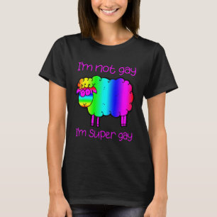 Stolz Regenbogenfarben Schwul super Schwul - CSD - T-Shirt
