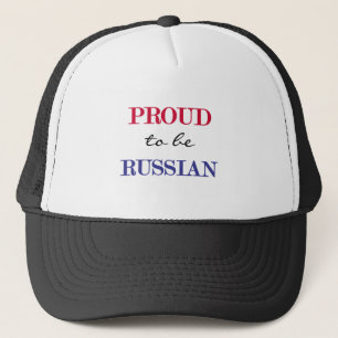 Stolz, russisch zu sein truckerkappe