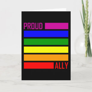 STOLZ-SALBE-LGBT-FLAGGE Monat LGBTQ-Regenbogen Karte