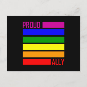 STOLZ-SALBE-LGBT-FLAGGE Monat LGBTQ-Regenbogen Postkarte