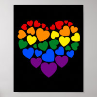 Stolz schwuler Regenbogenfarben Herz für Liebe