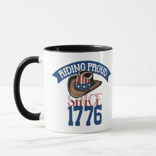 Stolz seit 1776 mit Sternen und Streifen Tasse