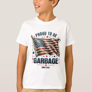 Stolz, seit 2016 Garbyge Funny US Flag Trum zu sei T-Shirt