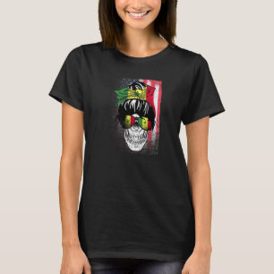 Stolz senegalesische senegalesische Fahne unordent T-Shirt