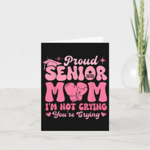 Stolz Senior Mama 2025 Funny Joke Cying Abschluss Karte