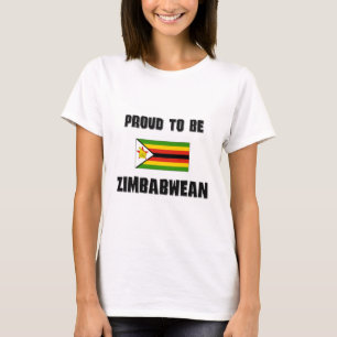 Stolz, SIMBABWISCH zu sein T-Shirt