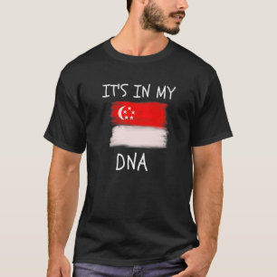 Stolz Singapur ist es in meiner DNA, Singapur Flag T-Shirt