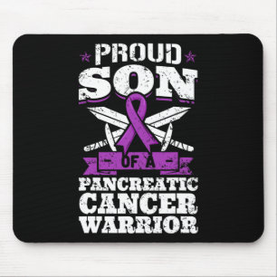 Stolz Sohn eines Bauchspeicheldrüsenkrebskranken B Mousepad