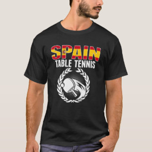 Stolz Spanien Tischtennis Spanisches Ping Pong Sup T-Shirt