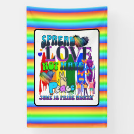 Stolz | Spread Liebe nicht hassen Banner