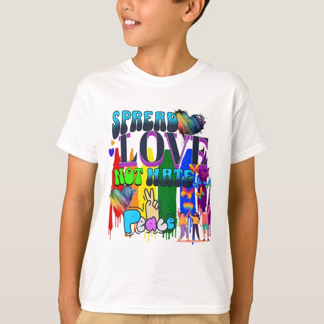 Stolz | Spread Liebe nicht hassen T-Shirt (Vorderseite)