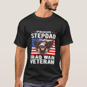 Stolz Stepdad Irak Veteran Patriotic Military D T-Shirt
