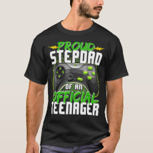 Stolz Stepdad von Offiziellem Teenager 13. Geburts T-Shirt