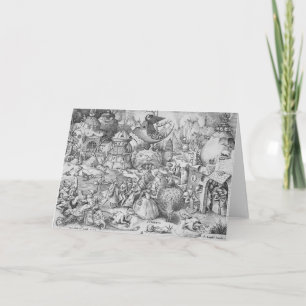 Stolz (Superbia), die sieben Toten Sünden Karte