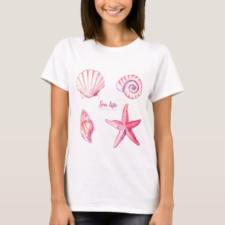 Stolz-T-Shirt mit Meeresleben T-Shirt