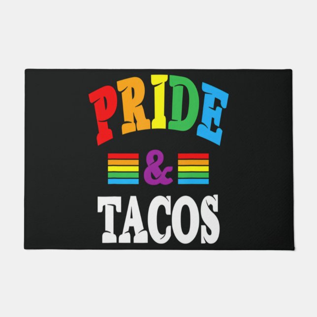 Stolz-Tacos Lgbt Fußmatte (Vorderseite)
