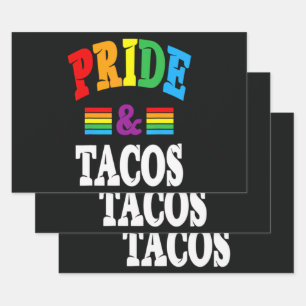 Stolz-Tacos Lgbt Geschenkpapier Set