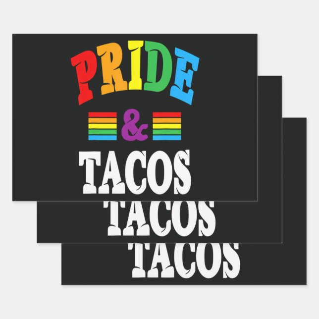 Stolz-Tacos Lgbt Geschenkpapier Set (Set)