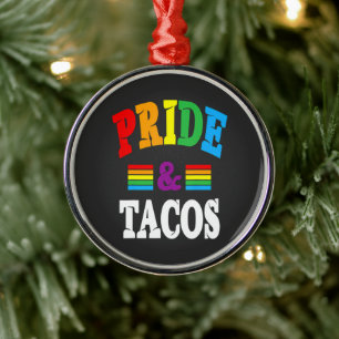 Stolz-Tacos Lgbt Ornament Aus Metall