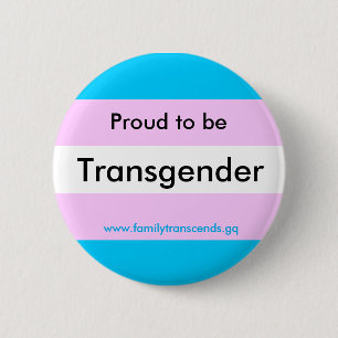 Stolz, Transgender-Knopf zu sein Button