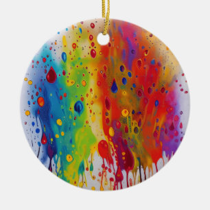 Stolz Tropfen Muster Ornament