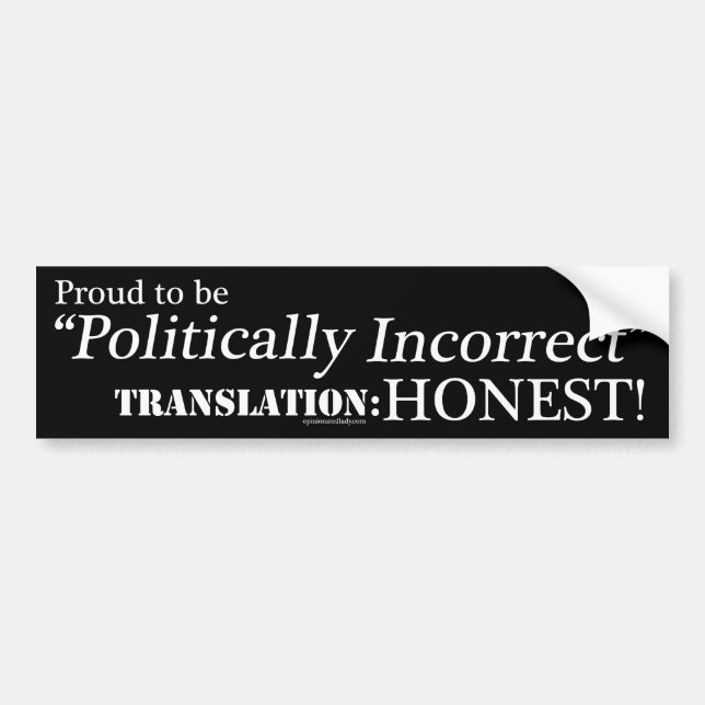 Stolz u. ehrlich autoaufkleber (Vorne)