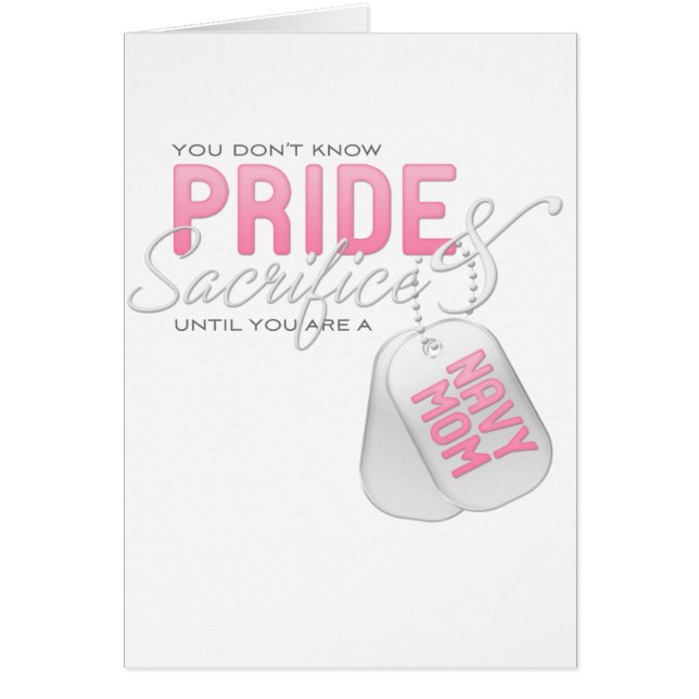 Stolz u. Opfer - Marine-Mama (Vorne)