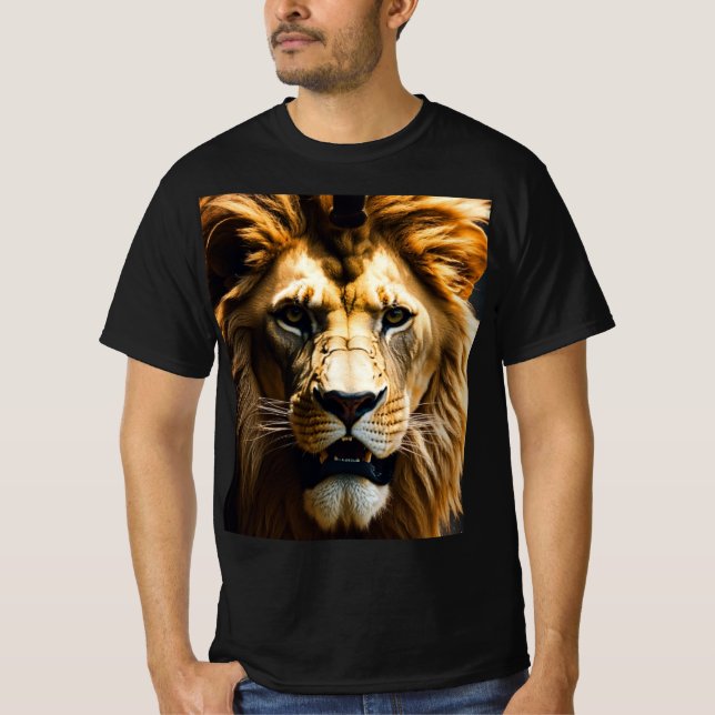 Stolz über das Löwenzeichen T-Shirt (Vorderseite)