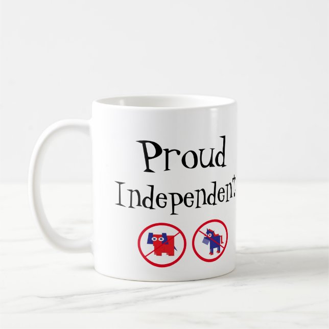 stolz unabhängig kaffeetasse (Links)