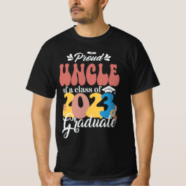 Stolz UNCLE einer Klasse von 2023 Graduate Retro G T-Shirt