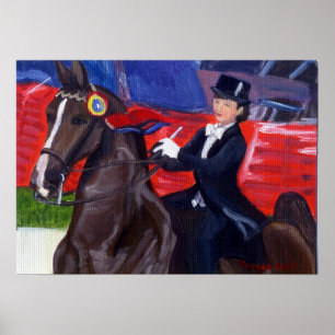 Stolz und Freude Amerikanisches Saddlebred Horse P Poster