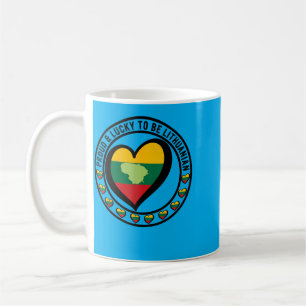 Stolz und Glücklich, Litauer zu sein, liebe Litaue Kaffeetasse