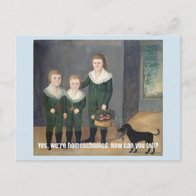 Stolz-und Vorurteil-Picknick Ankündigungspostkarte (Vorderseite)