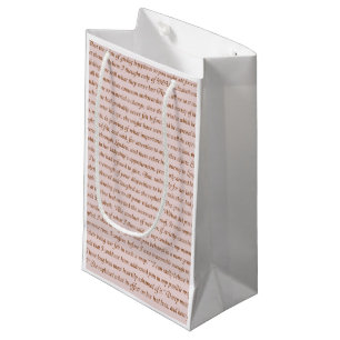 Stolz-und Vorurteil-Zitat Kleine Geschenktüte