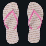 Stolz und Vorurteile Flip Flops<br><div class="desc">Der zweite Vorschlag von Herrn Darcy,  von Jane Austen Pride and Prejudice.</div>