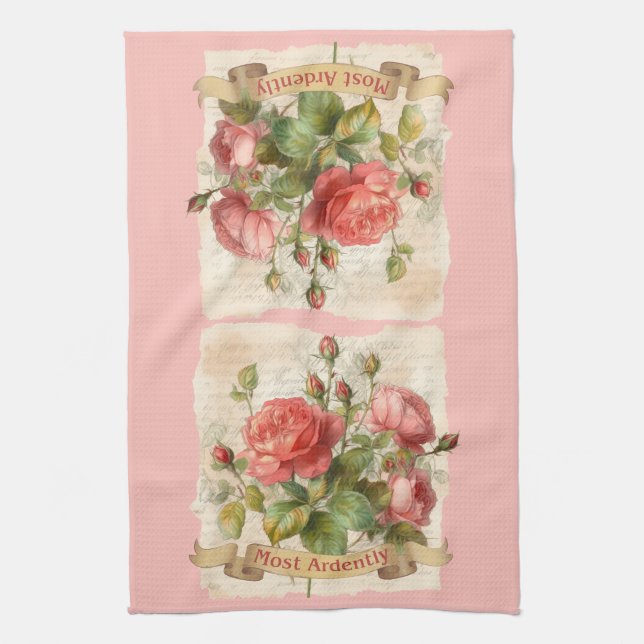 Stolz und Vorurteile für Herrn Darcy Geschirrtuch (Vertikal)