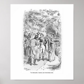 Stolz und Vorurteile Jane Austen Ladys Wall Art Poster