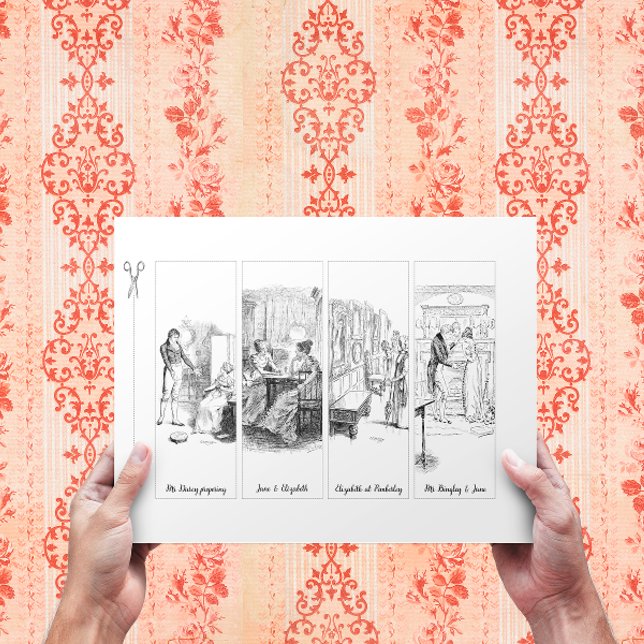 Stolz und Vorurteile Jane Austen Paper Lesezeichen (Von Creator hochgeladen)