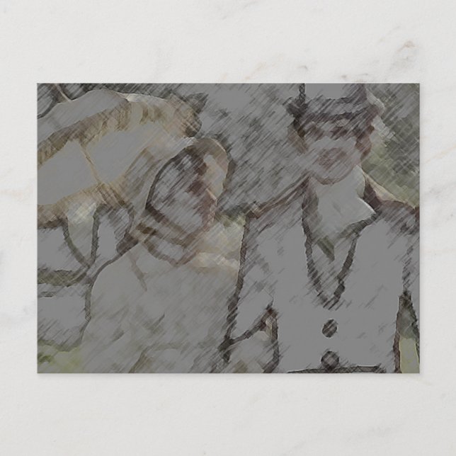 Stolz und Vorurteile Postkarte (Vorderseite)