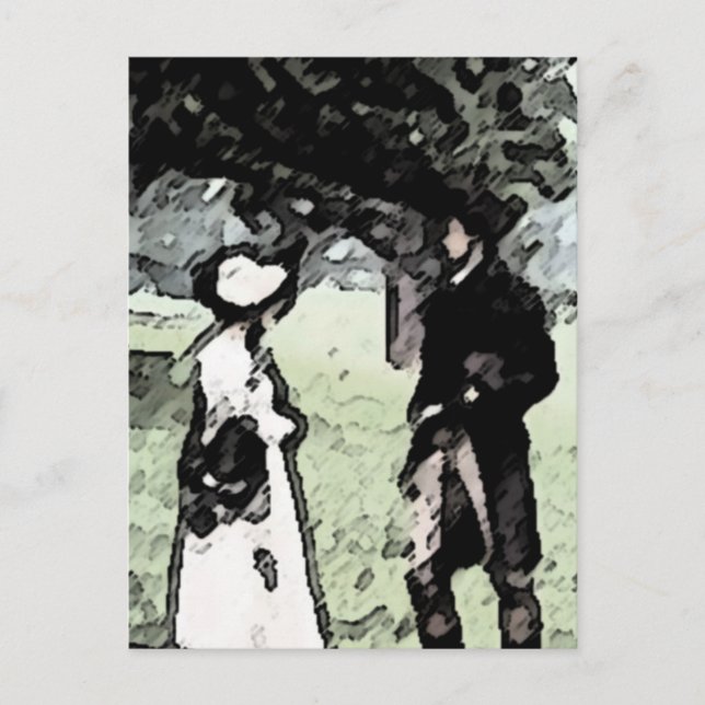 Stolz und Vorurteile Postkarte (Vorderseite)