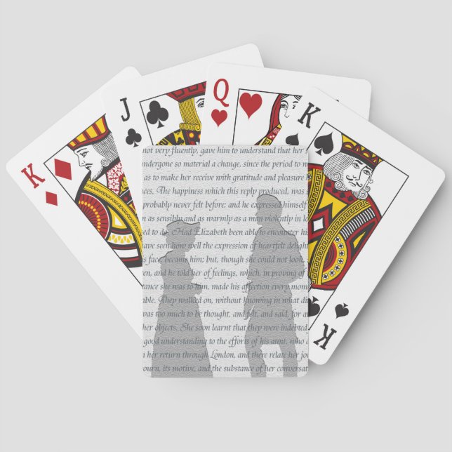 Stolz und Vorurteile Spielkarten (Rückseite)