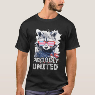Stolz United Raccoon Transfeminine Sonnenbrille Fl T-Shirt