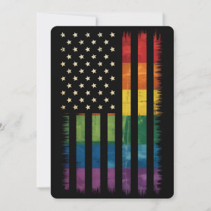 Stolz USA Amerika Regenbogenflagge LGBTQ gestört Einladung